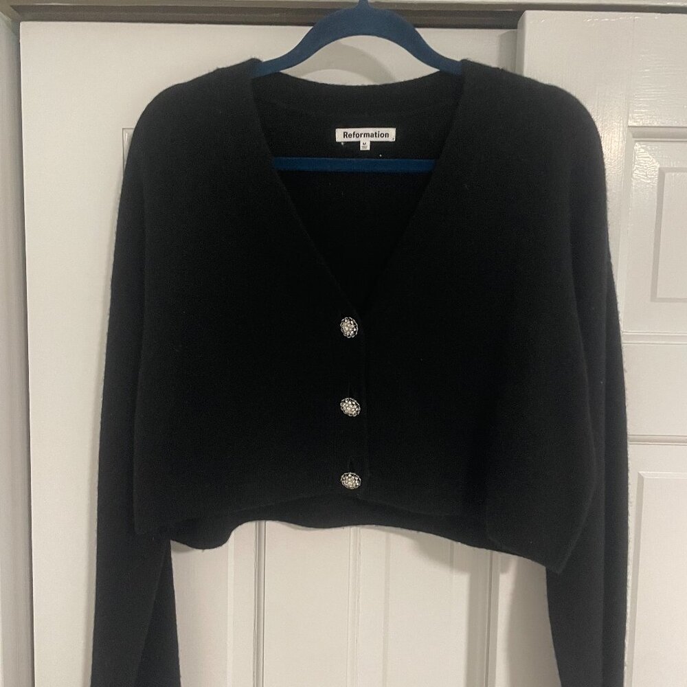 Cropped Black Sweater